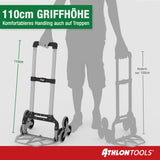 Aluminium Schwerlast Treppen-Sackkarre bis 100kg, klappbar (C3203)