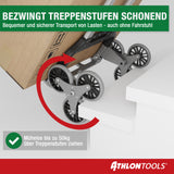 Aluminium Schwerlast Treppen-Sackkarre bis 100kg, klappbar (C3203)