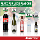 ATHLON TOOLS Flaschentaschen 2er Set 6 Fächer je 1,5L