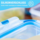 ATHLON TOOLS 4x 1L Frischhaltedosen-Set in Gastro-Qualität