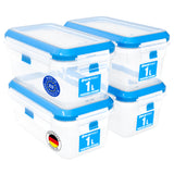 ATHLON TOOLS 4x 1L Frischhaltedosen-Set in Gastro-Qualität