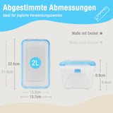 ATHLON TOOLS 4x 2L Frischhaltedosen-Set in Gastro-Qualität