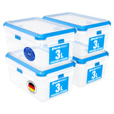 ATHLON TOOLS 4x 3L Frischhaltedosen-Set in Gastro-Qualität