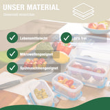 ATHLON TOOLS 2x 5L Frischhaltedosen-Set in Gastro-Qualität