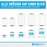 ATHLON TOOLS 4x 60 L Aufbewahrungsboxen mit Deckel