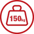 Bis 150 kg Tragkraft