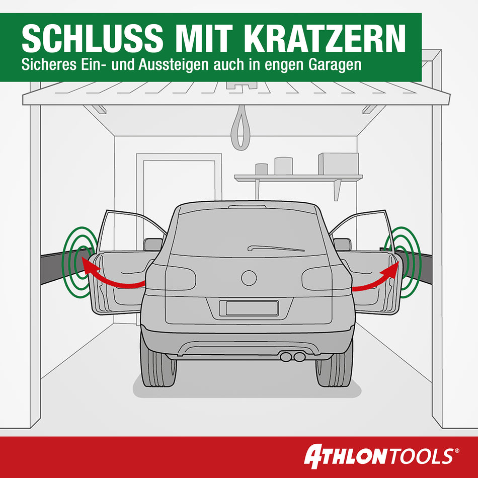 MaxProtect Garagen-Wandschutz Selbstklebend (Weiß)