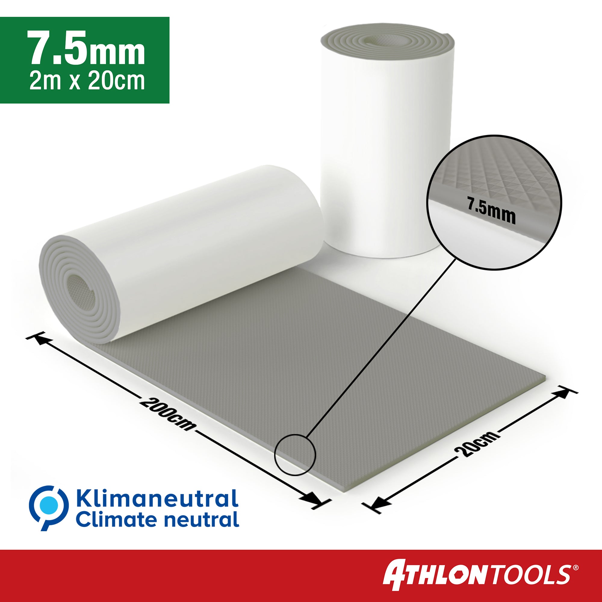 FlexProtect Garagen-Wandschutz Klimaneutrales Produkt Selbstklebend (Grau)