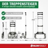 Aluminium Treppensteiger-Sackkarre «Classic», klappbar (C3211)